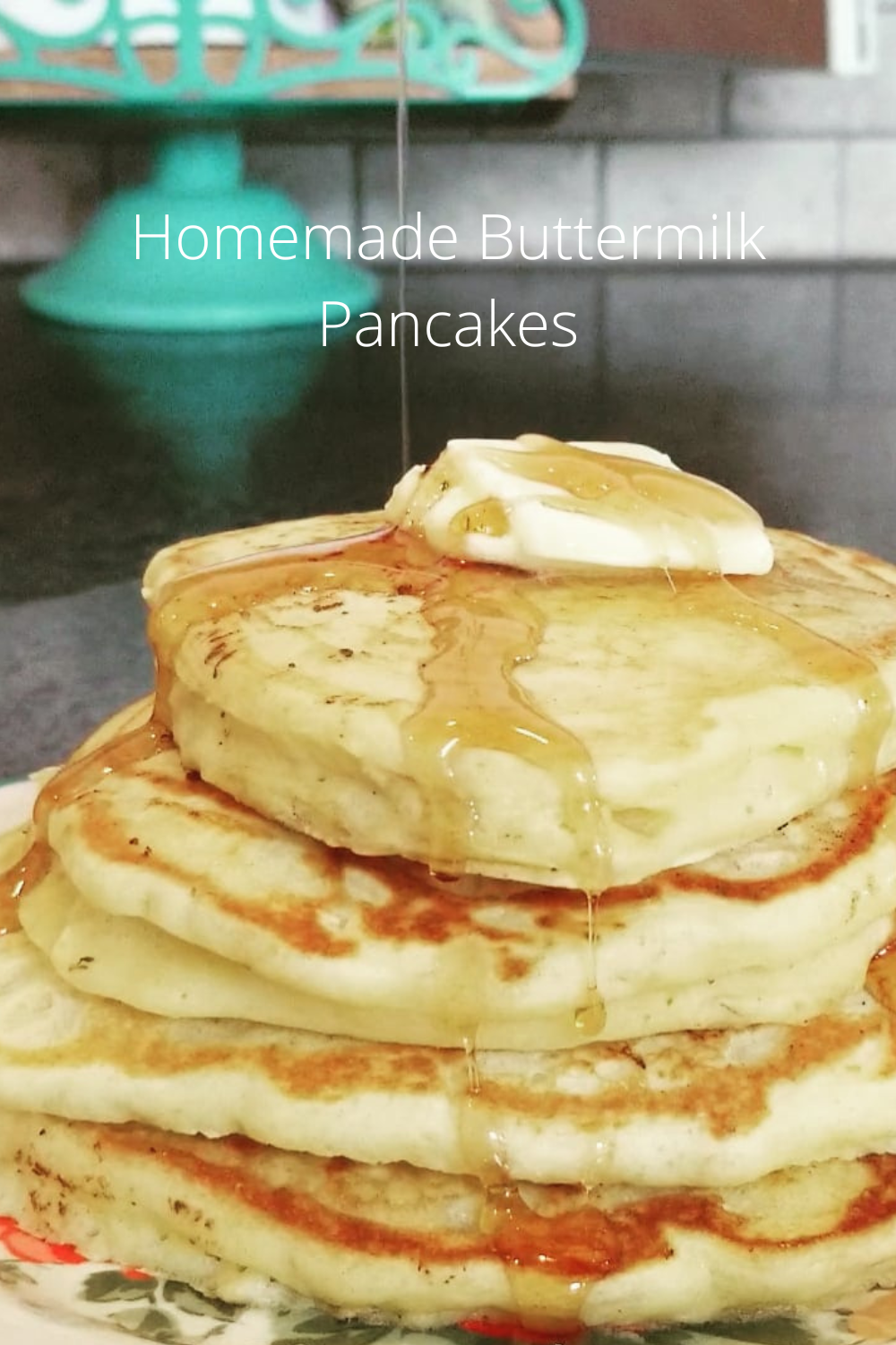 Homemade Oatmeal Buttermilk Pancakes barnhouselife